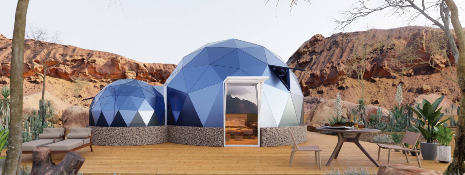 安义县球形智能光伏玻璃星空房